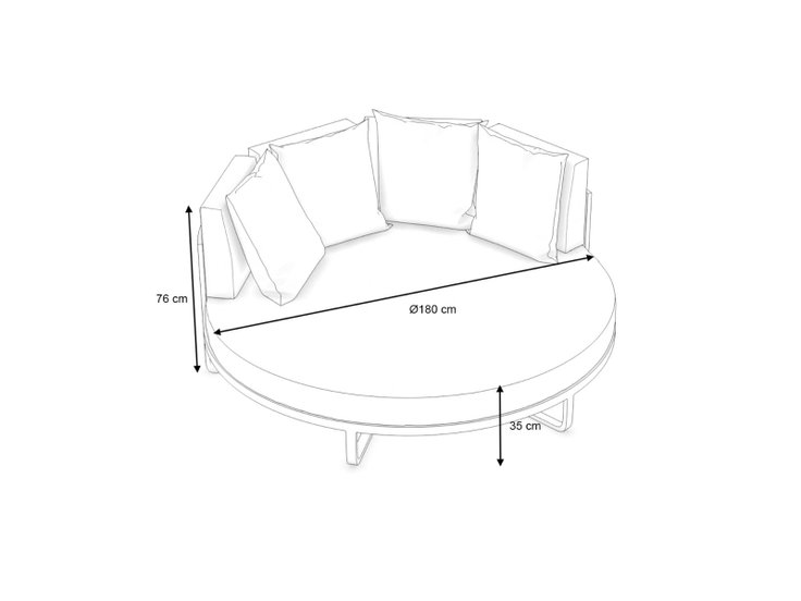 Dimensions du produit - Camilla