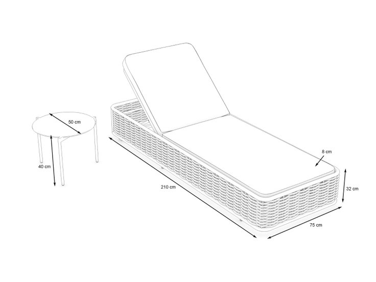 Dimensions du produit - Daisy S