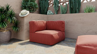SAMBA - Fauteuil d'angle pour canapé modulable