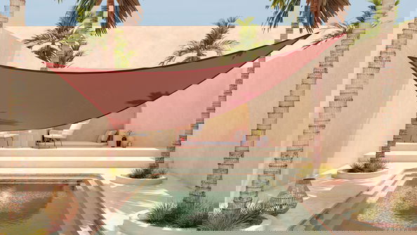 Toile d'ombrage triangulaire - 4,5m