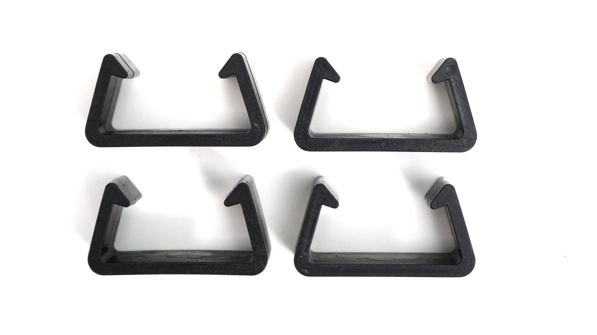 Clips de fixation mobilier en résine tressée (Lot de 4 connecteurs)