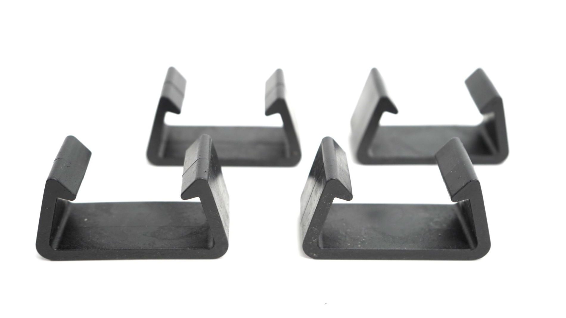 Clips de fixation mobilier en résine tressée (Lot de 4 connecteurs)