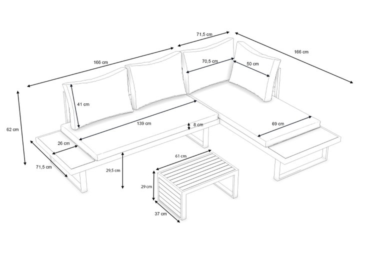 Dimensions du produit - Mika