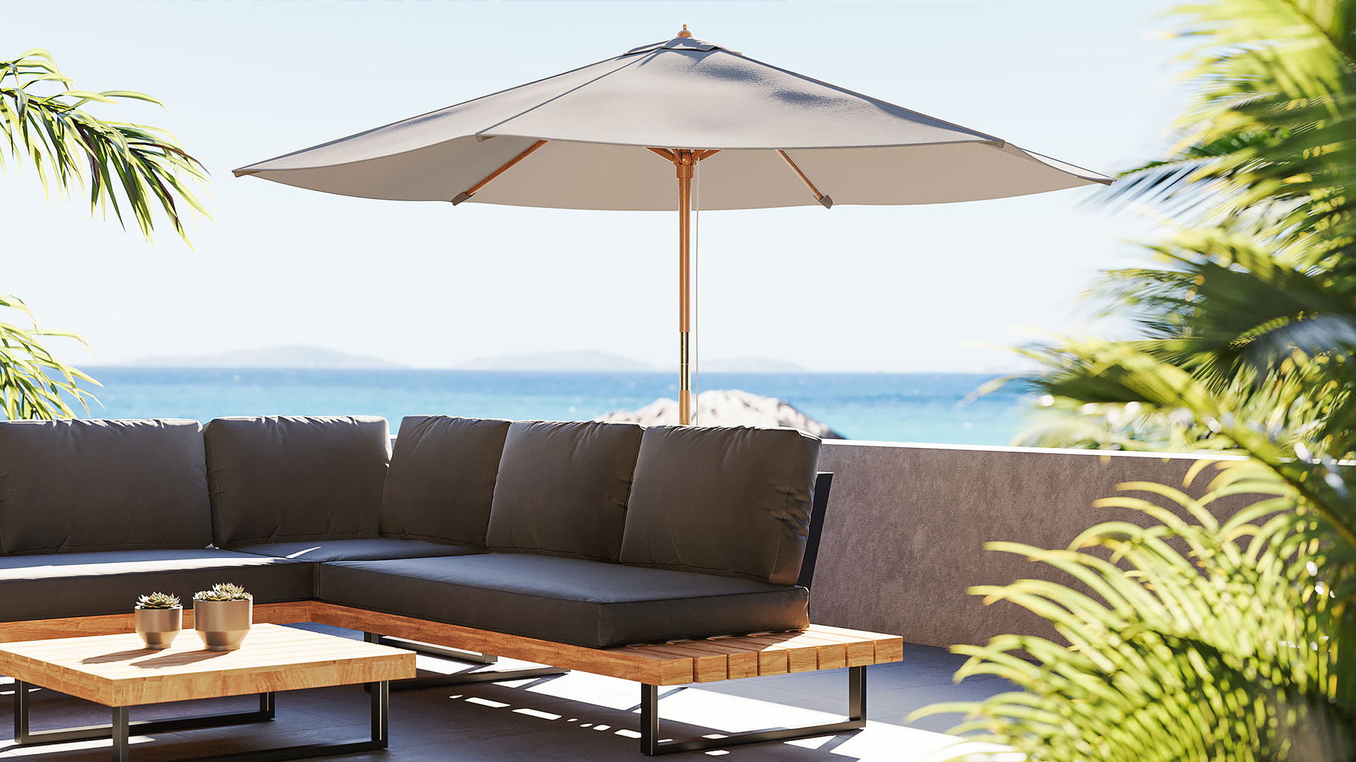 Parasol Dominica (sans pied)