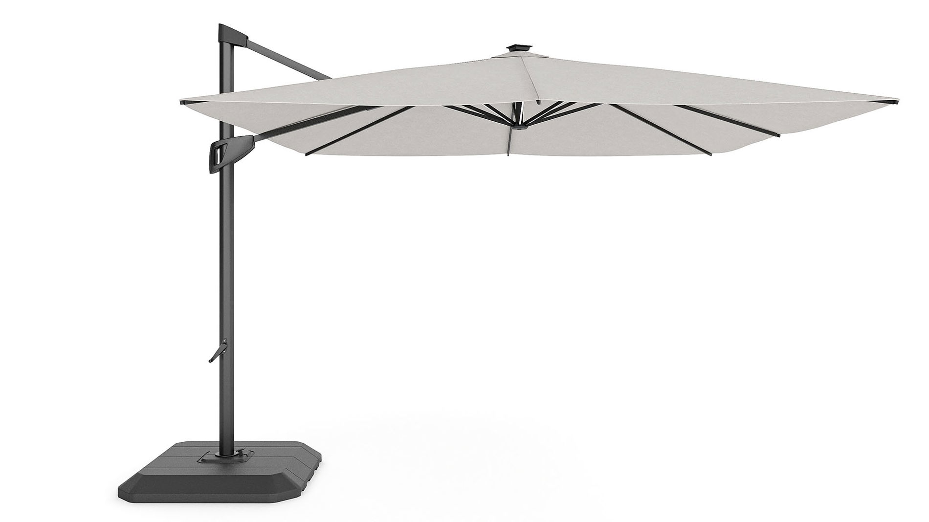 Louvre avec éclairage LED