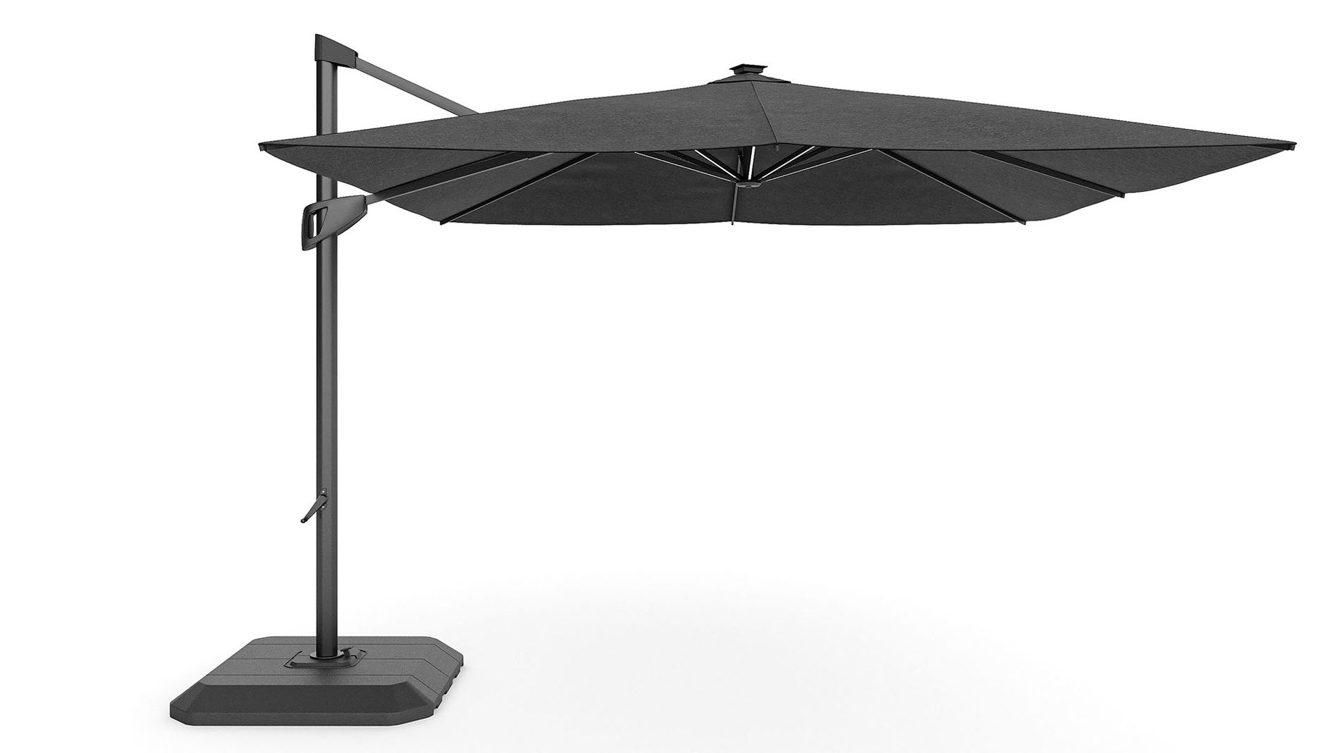 Louvre avec éclairage LED