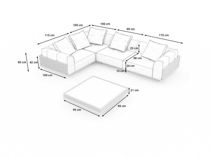 Dimensions du produit - XXO S
