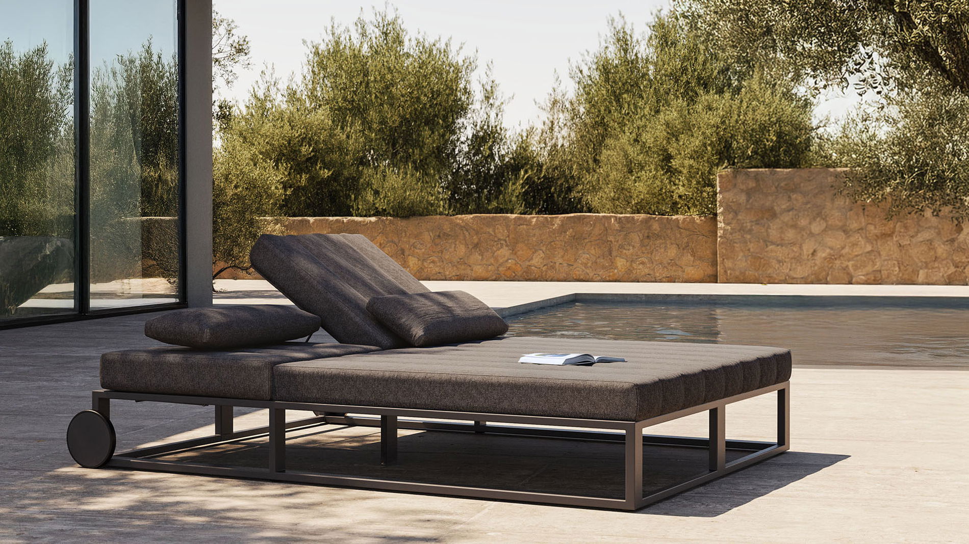 Stripe Bain de soleil double