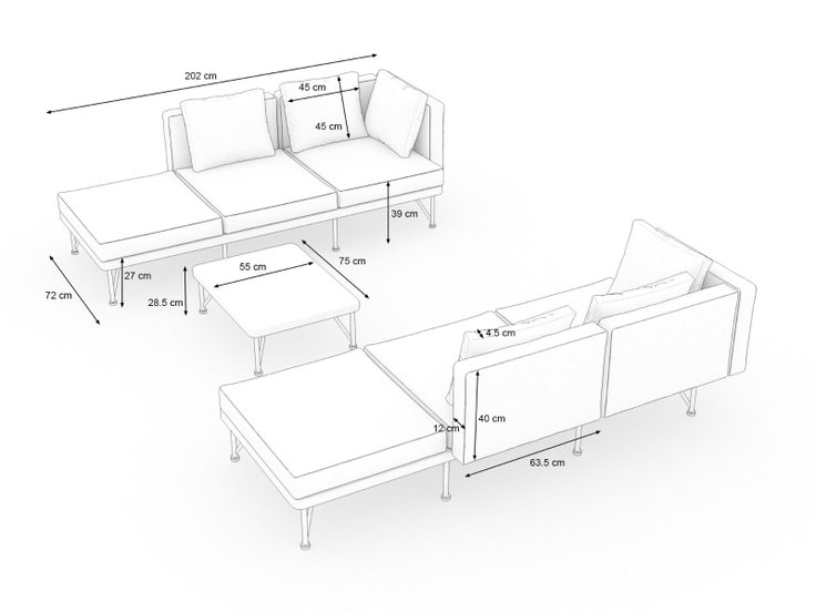 Dimensions du produit - Cordoba Light