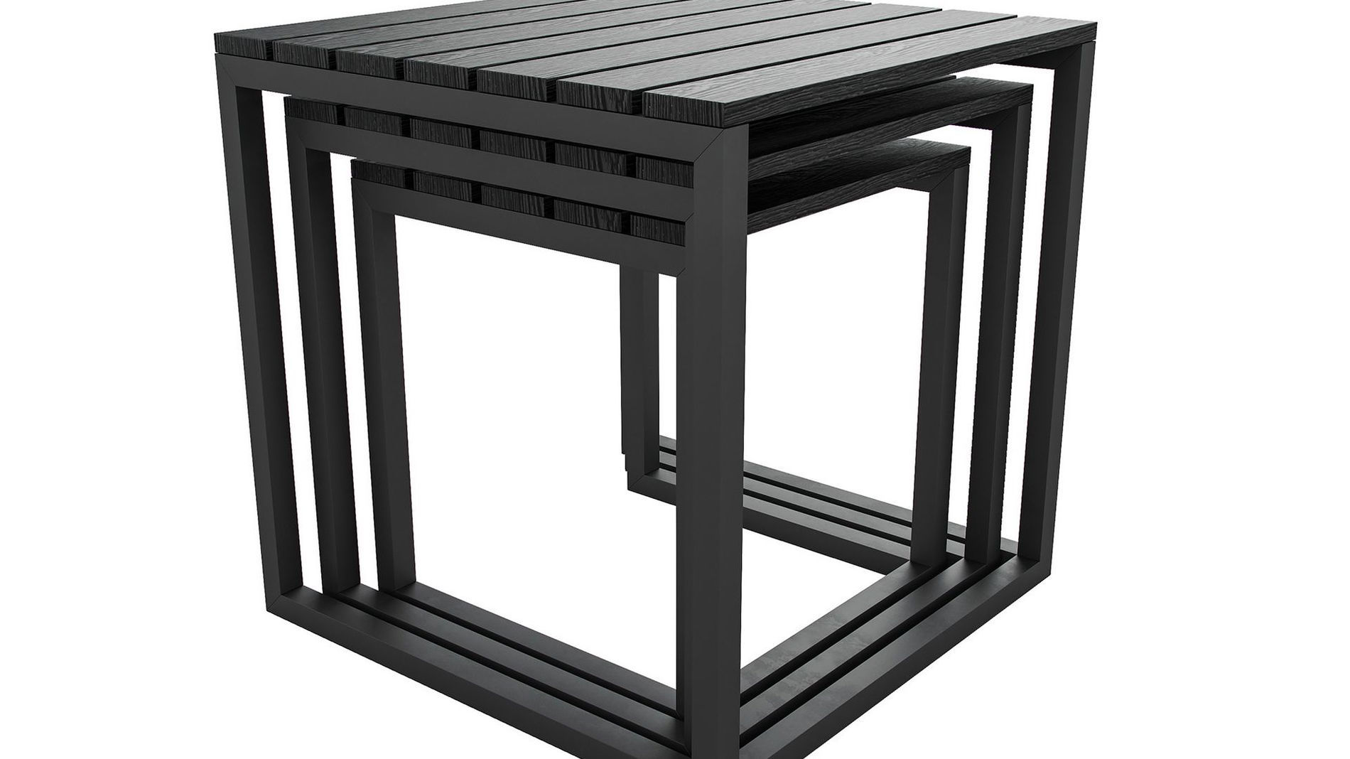 Tables gigognes collection graphite