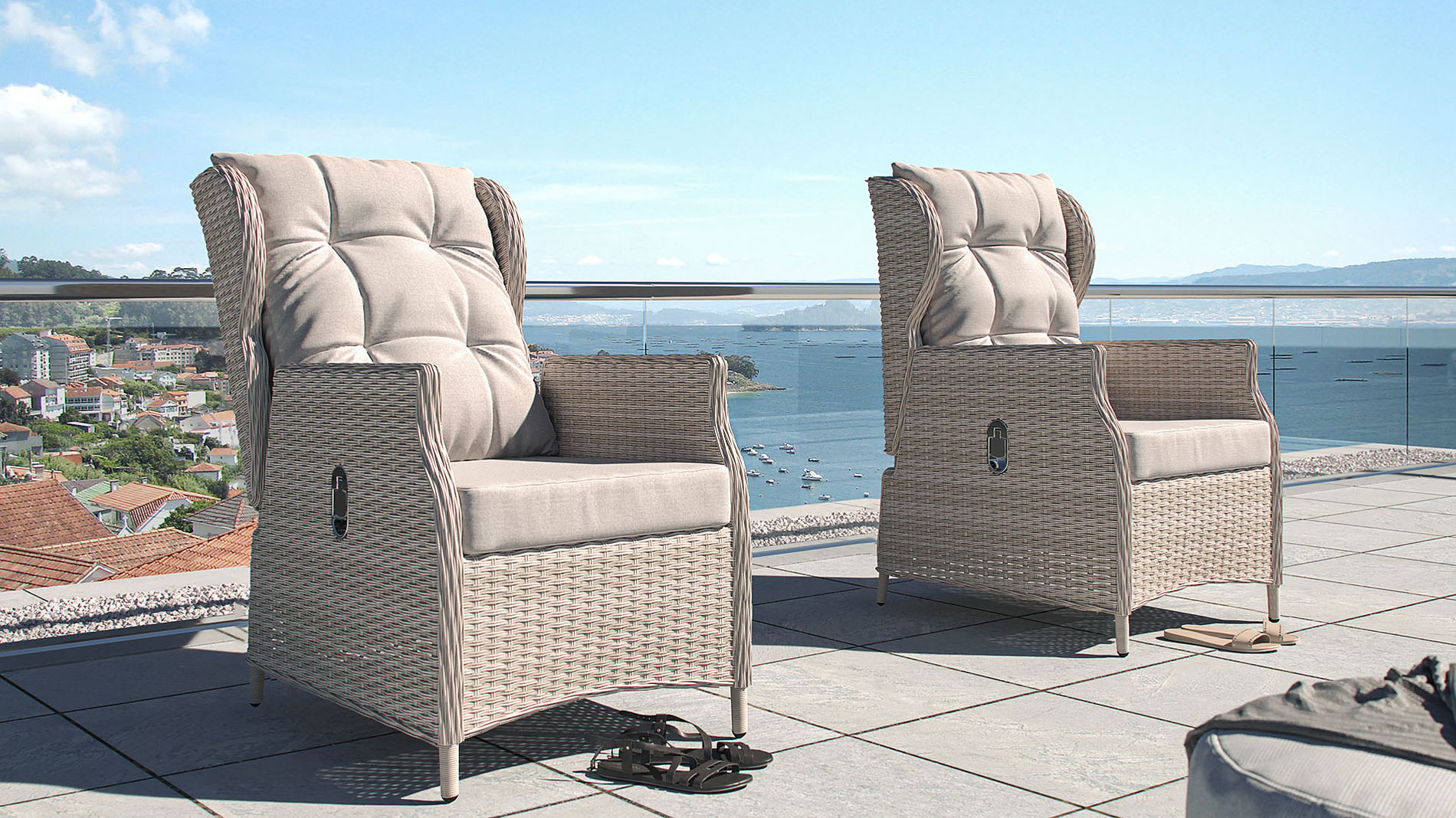 Duo de fauteuils BARIYA