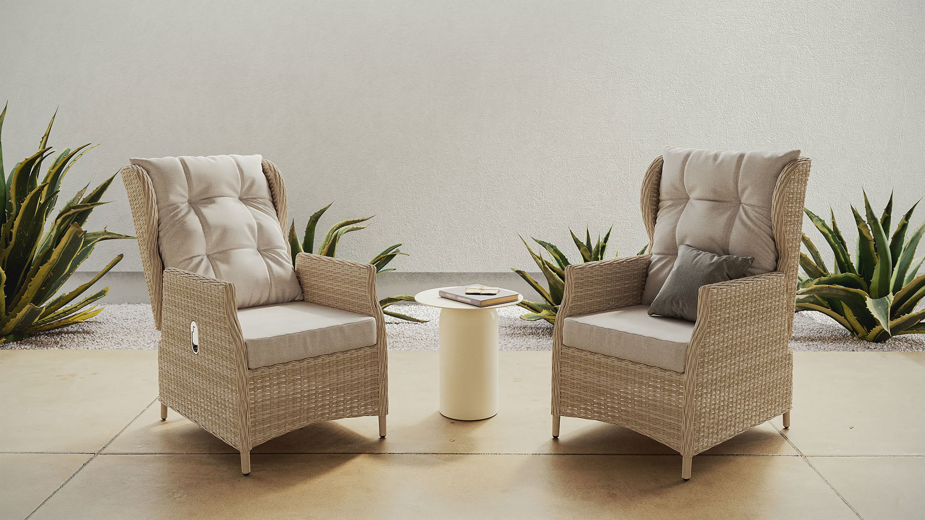 Duo de fauteuils BARIYA