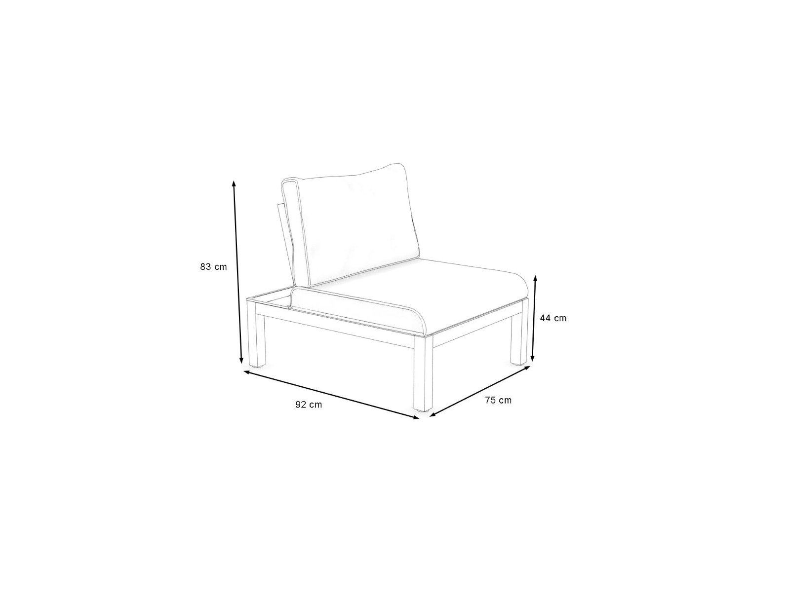 SANTORINI - FAUTEUIL