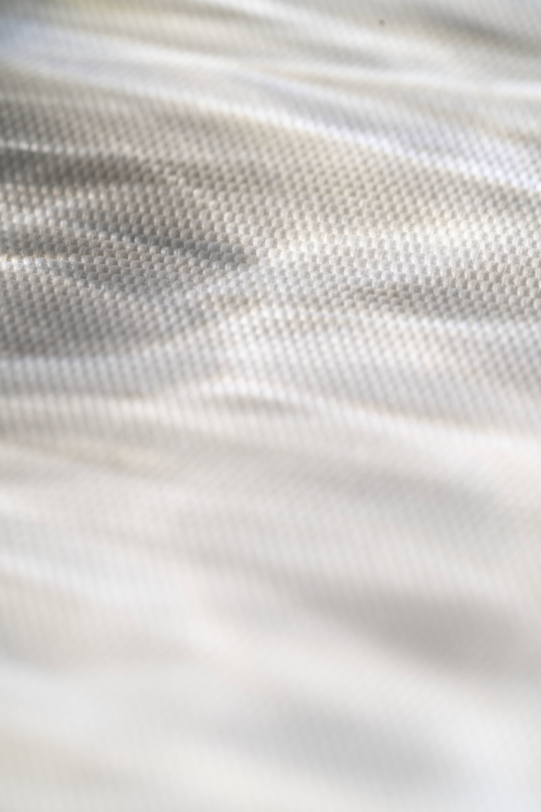 Tissu blanc Gros plan
