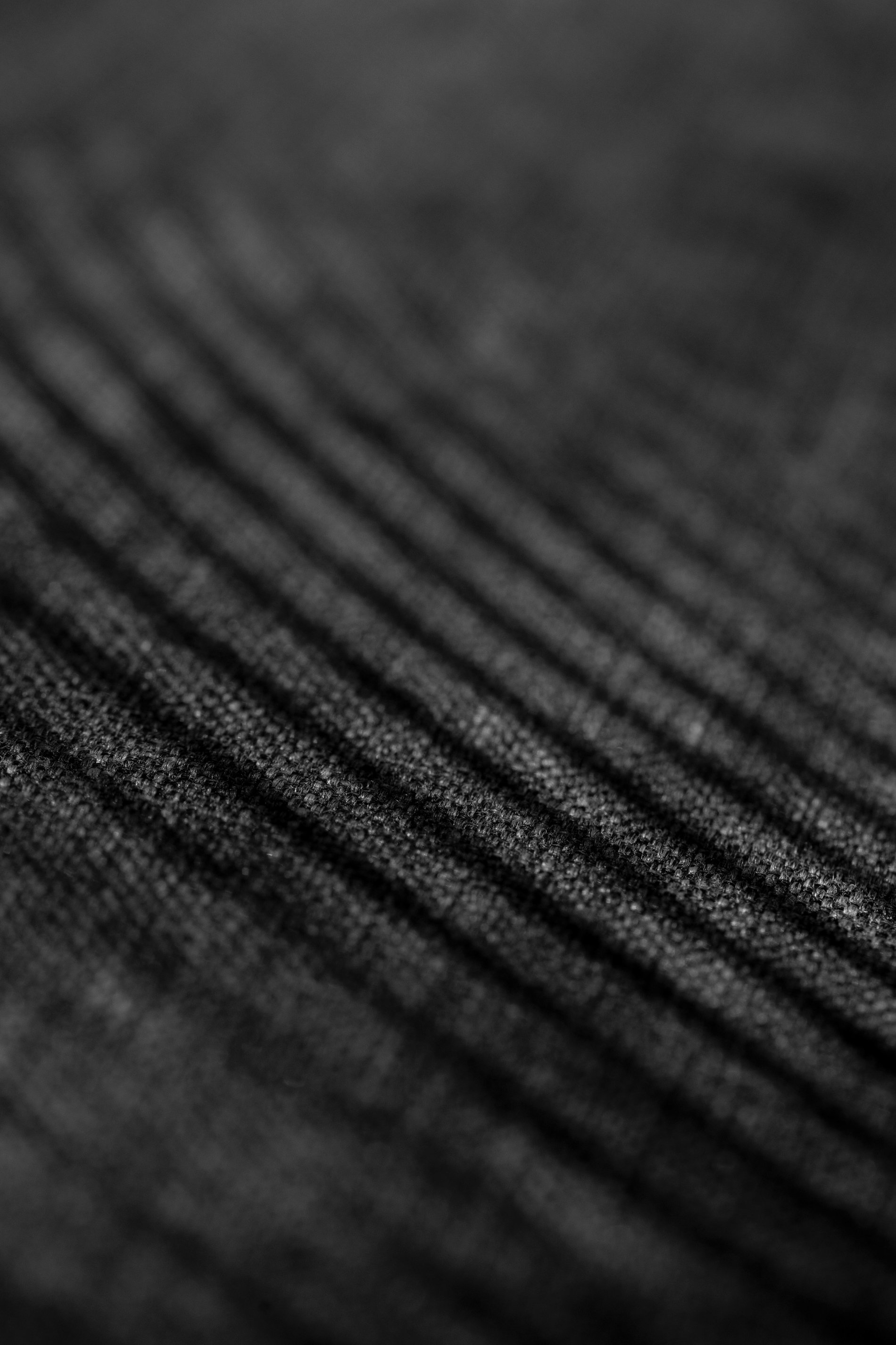 Tissu gris gravier Mise en scène