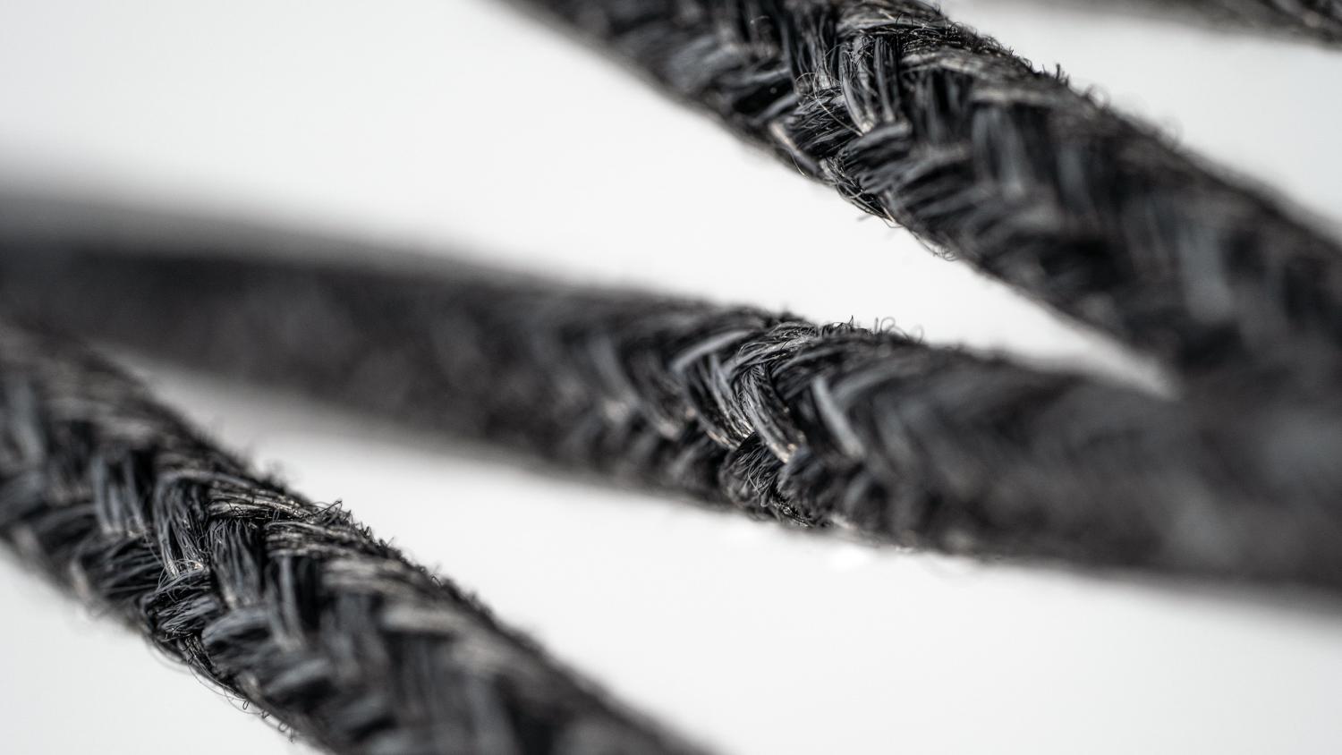 Rope dunkelgrau meliert Detail