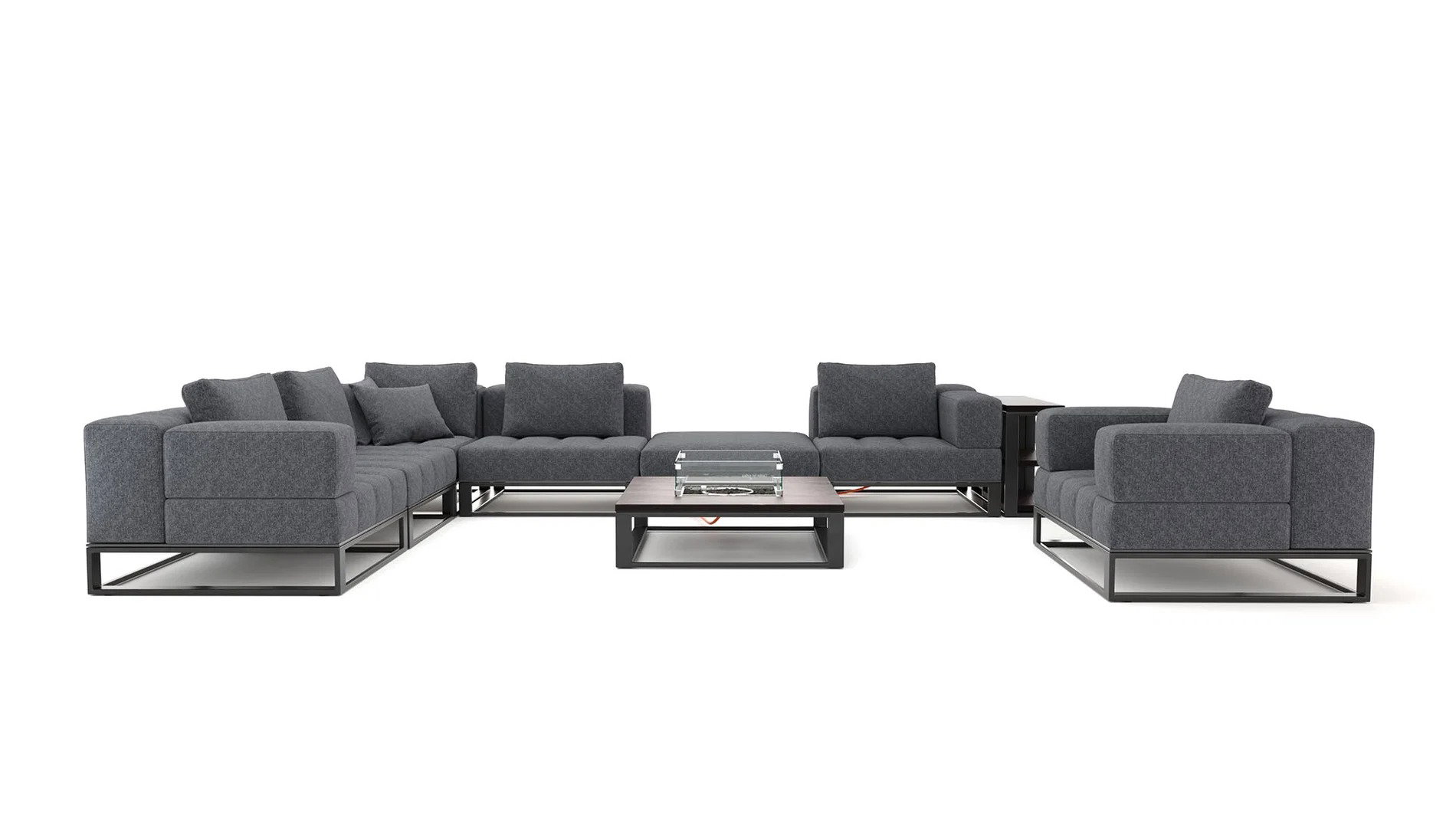 STRIPE XL AVEC TABLE DE FEU