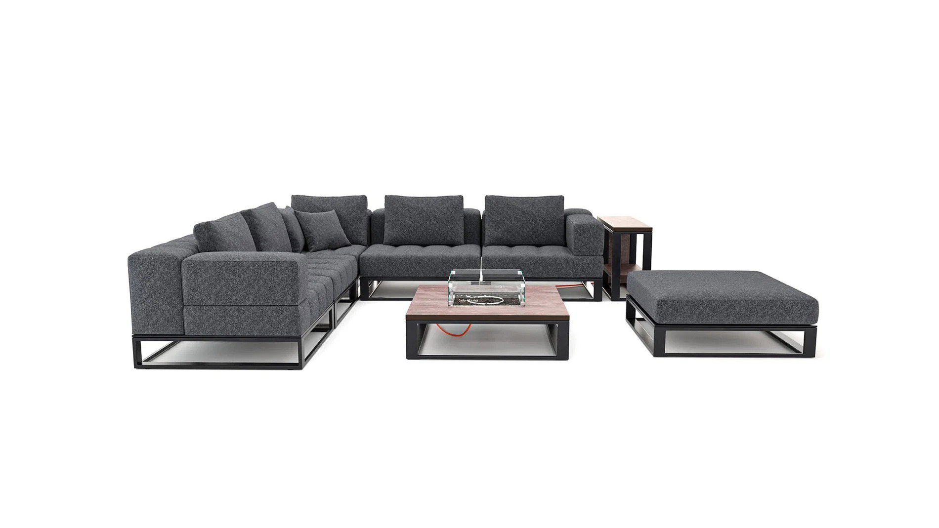 STRIPE L AVEC TABLE DE FEU