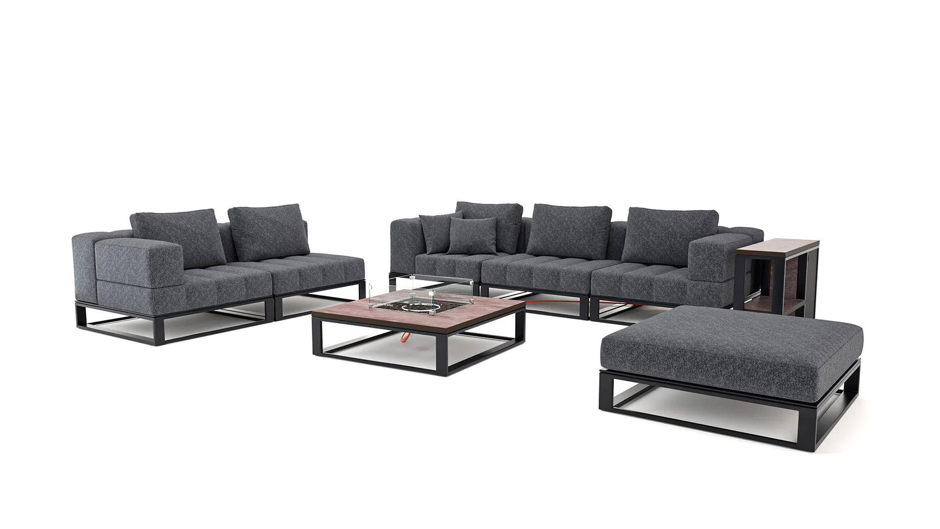 STRIPE L AVEC TABLE DE FEU